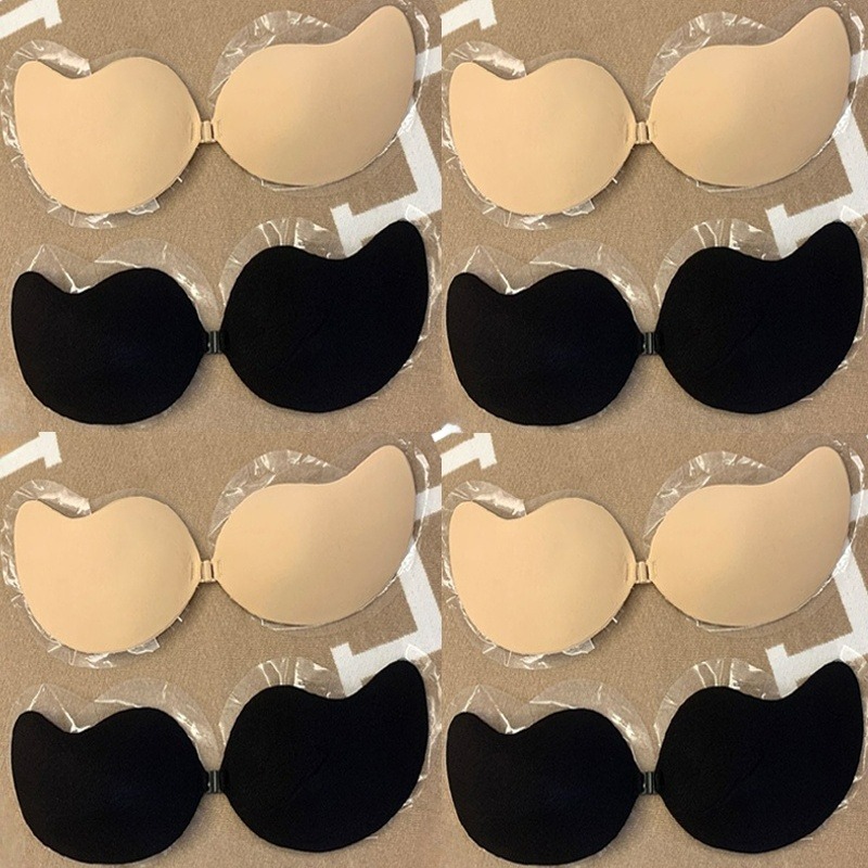 Silicone Bra Adhesive - 1/2 paia di reggiseni invisibili push-up