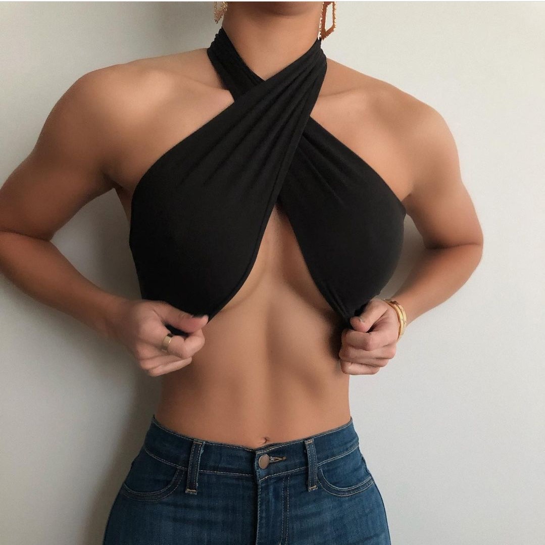 Strapless Bra Backless - Moda donna Mini top sexy Donna