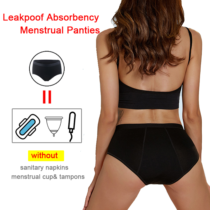Period Panty Absorbent - 3 pezzi mutandine mestruali a flusso
