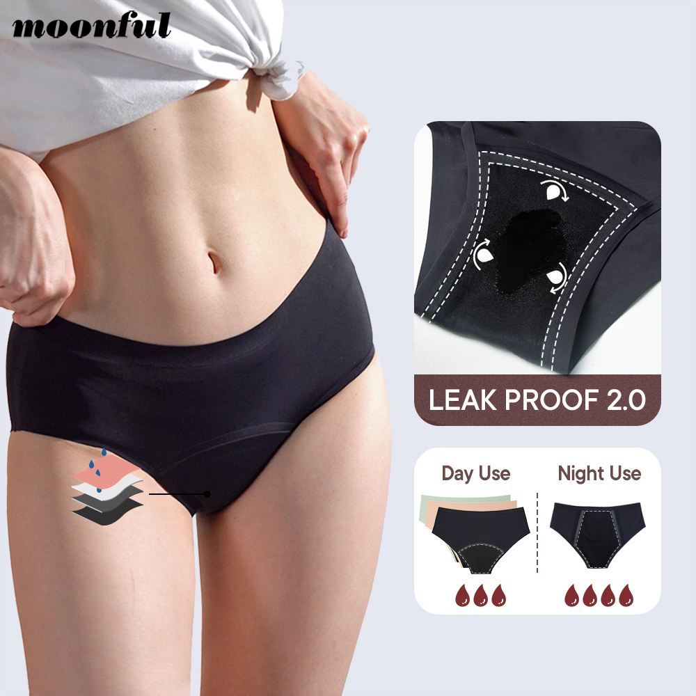Seamless Underwear Women - Mutandine mestruali senza cuciture Donna Flusso