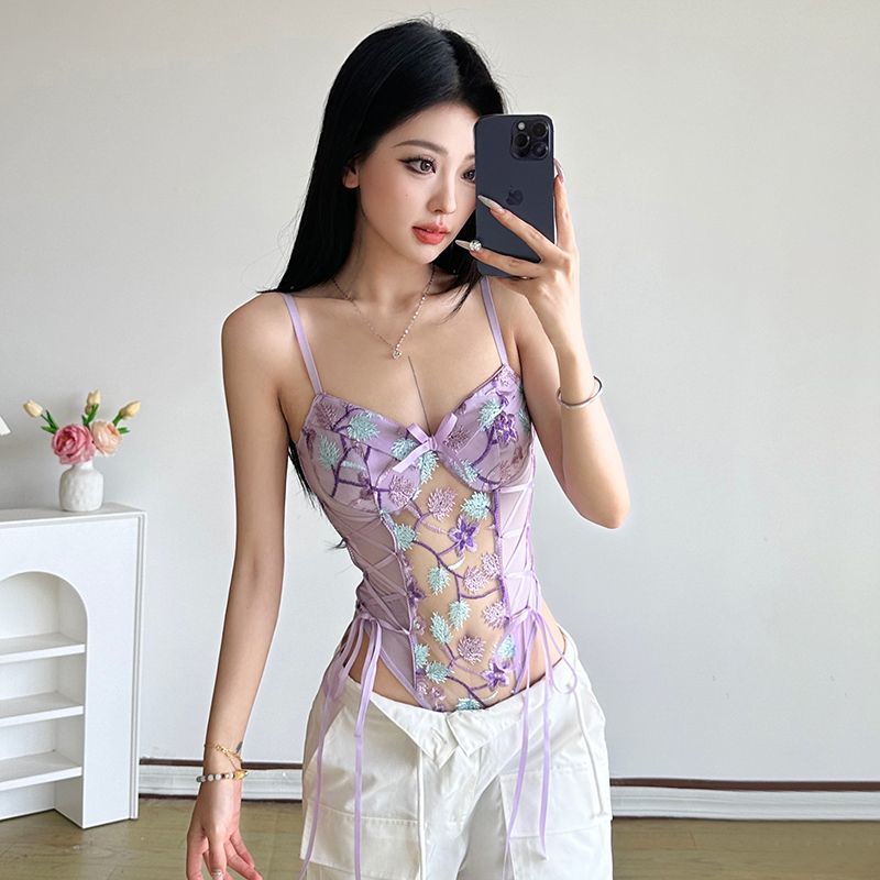 Cami Top Lace - Nuova Tuta Elegante Estiva 2026 da