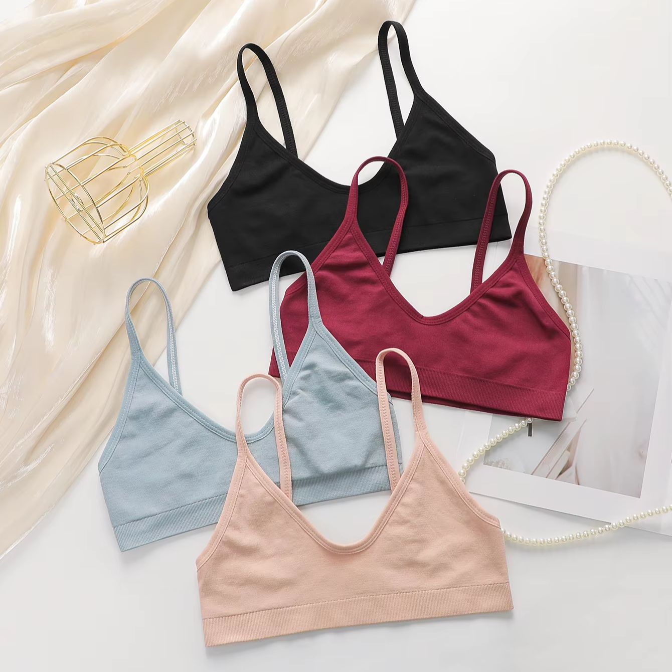 Bralette Wireless Soft - Reggiseno Senza Cuciture e Senza Ferretto
