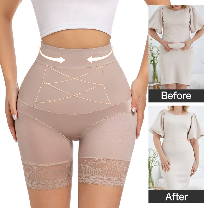 Seamless Underwear Women - Pantaloncini di sicurezza in pizzo per