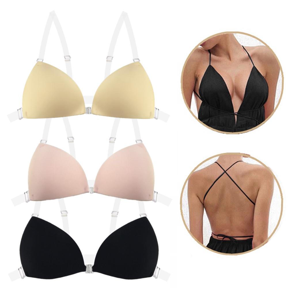 Nipple Cover Pasties - Reggiseno Adesivo per Donne, Senza Schienale,