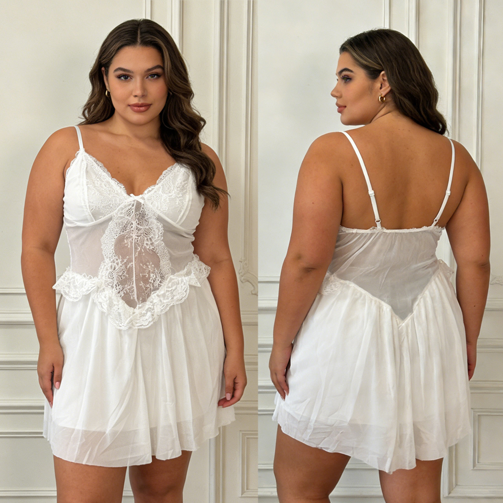 Sexy Camicia da Notte Bianca i - Babydoll Chemise Night recensione e prezzo