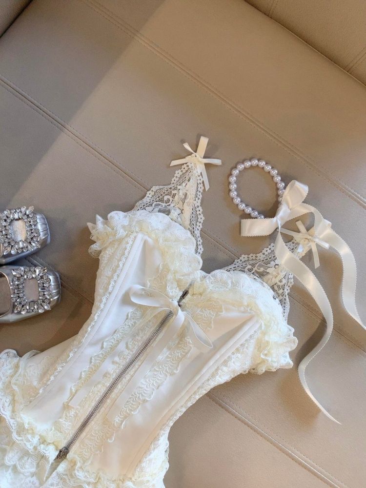 Set Sexy con Top Bustier in Pi - Cami Top Lace recensione e prezzo