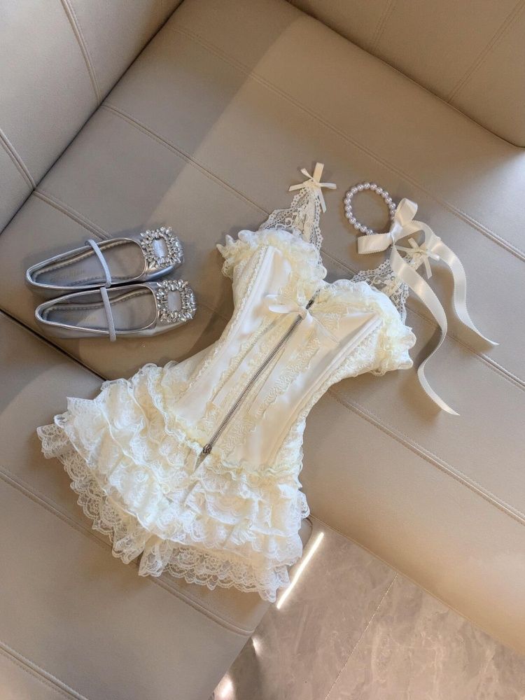 Set Sexy con Top Bustier in Pi - Cami Top Lace recensione e prezzo