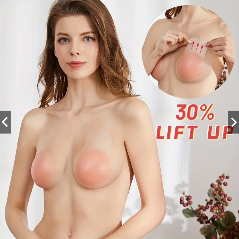 1 Paia Copricapezzoli In Silic - Push Up Bra Padded recensione e prezzo