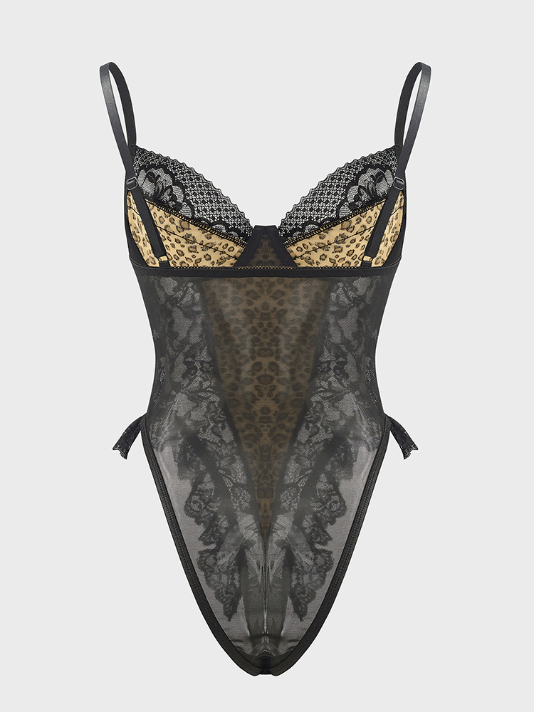 Body sexy in pizzo con motivo  - Shapewear Bodysuit Firm recensione e prezzo