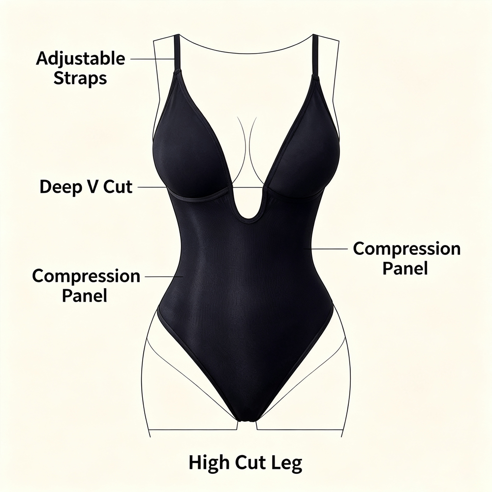 Body modellante da donna con s - Shapewear Bodysuit Firm recensione e prezzo