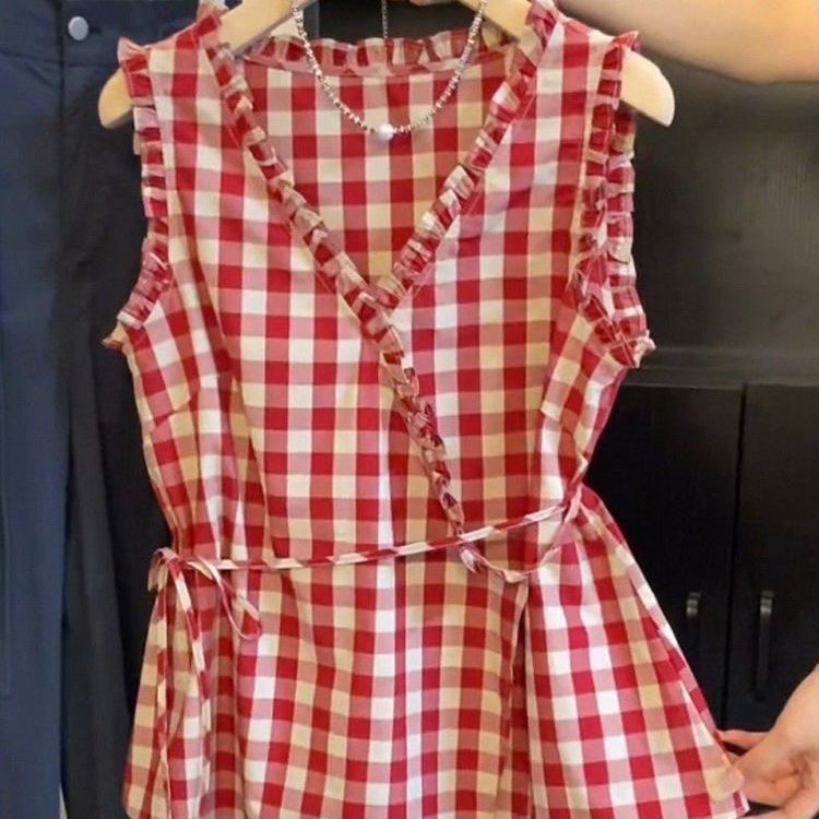 Gilet Senza Maniche a Quadri R - Corset Waist Cinch recensione e prezzo