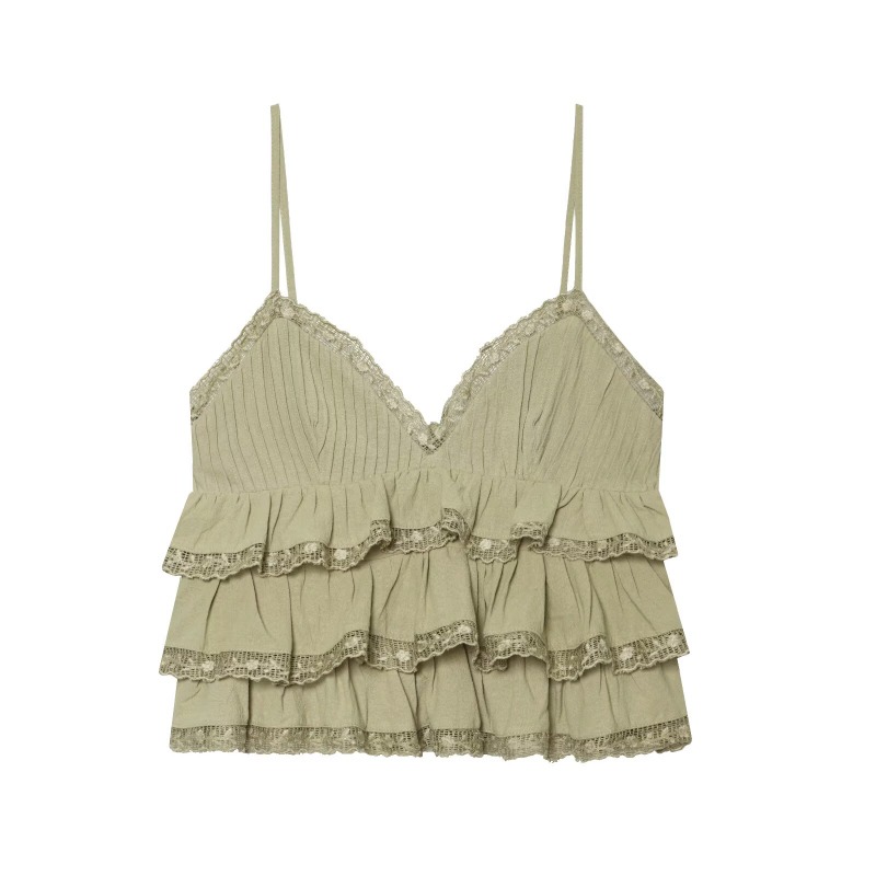 Top Corto da Donna Fanan in Co - Cami Top Lace recensione e prezzo