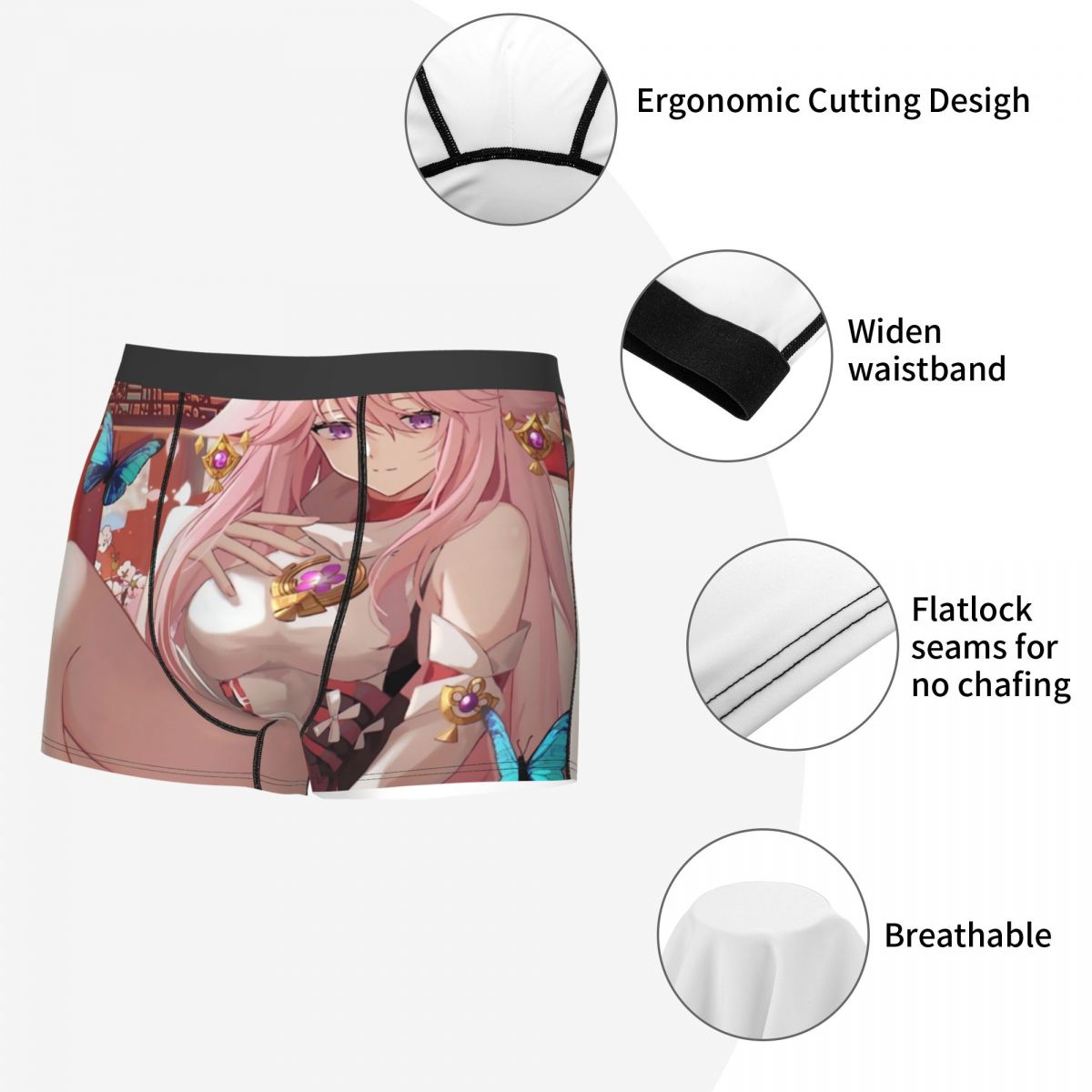 Genshin Impact Yae Miko Boxer  - Boyshort Underwear recensione e prezzo