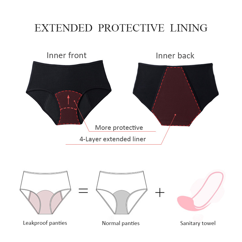 3 pezzi mutandine mestruali a  - Period Panty Absorbent recensione e prezzo